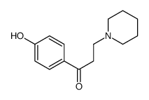 1-(4-hydroxyphenyl)-3-piperidin-1-ylpropan-1-one Structure