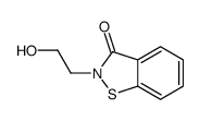 2-(2-hydroxyethyl)-1,2-benzothiazol-3-one Structure