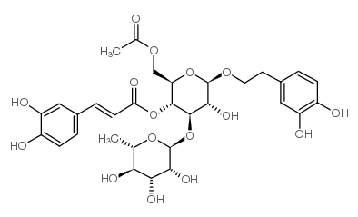 6-o-acetylacteoside Structure
