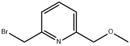 2-(Bromomethyl)-6-(methoxymethyl)pyridine Structure