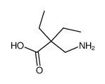2-(aminomethyl)-2-ethylbutanoic acid结构式
