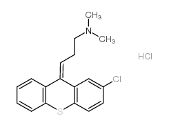 2-chloro-9-(3-dimethylaminopropylidene)thioxanthene Structure