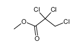 methyl 2,2,3-trichloropropanoate结构式