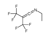 N-ethyl-3,3,3-trifluoro-2-(trifluoromethyl)prop-1-en-1-imine Structure
