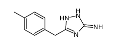 5-(4-甲基苄基)-4H-1,2,4-三唑-3-胺结构式