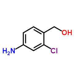 (4-氨基-2-氯苯基)甲醇结构式