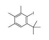 1-tert-butyl-2-iodo-3,4,5-trimethylbenzene结构式