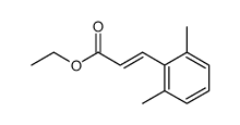 ethyl (E)-3-(2,6-dimethylphenyl)-2-propenoate结构式