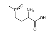 (3-amino-3-carboxypropyl)-methyl-oxophosphanium结构式