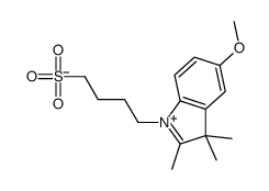 5-甲氧基-2,3,3-三甲基-1-(4-磺丁基)-吲哚鎓内盐结构式