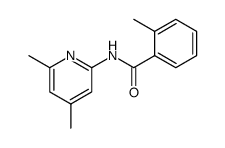 N-(4,6-dimethylpyridin-2-yl)-2-methylbenzamide结构式