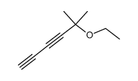 5-ethoxy-5-methyl-hexa-1,3-diyne结构式