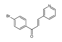 1-(4-bromophenyl)-3-pyridin-3-ylprop-2-en-1-one结构式