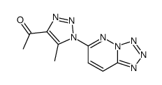 1-(5-methyl-1-tetrazolo[1,5-b]pyridazin-6-yl-1H-[1,2,3]triazol-4-yl)-ethanone Structure