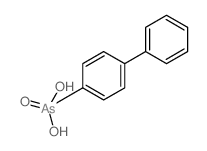 Arsonic acid,[1,1'-biphenyl]-4-yl- (9CI) structure