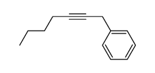 1-Phenyl-2-heptyne Structure