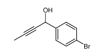1-(4-Bromophenyl)-2-butyn-1-ol结构式