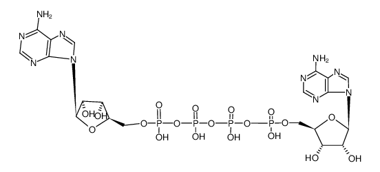 5',5'''-Diadenosine tetraphosphate Structure