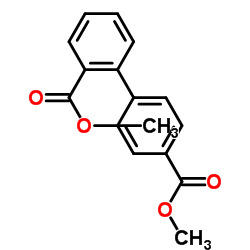 Dimethyl [1,1'-biphenyl]-2,4'-dicarboxylate Structure