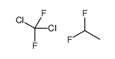 dichloro(difluoro)methane,1,1-difluoroethane Structure