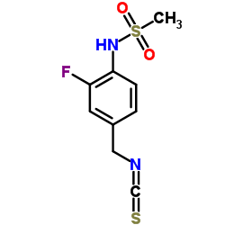 3-fluoro-4-(Methylsulfonylamino)benzyl isothiocyanate Structure