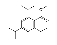 methyl 2,4,6-tri(propan-2-yl)benzoate结构式