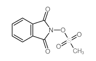 1H-Isoindole-1,3(2H)-dione,2-[(methylsulfonyl)oxy]-结构式