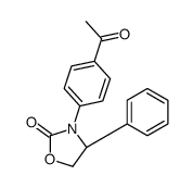 (S)-3-(4-乙酰基苯基)-4-苯基噁唑啉-2-酮结构式