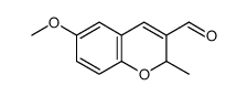 6-methoxy-2-methyl-2H-chromene-3-carbaldehyde结构式