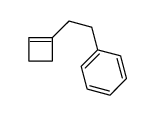 2-(cyclobuten-1-yl)ethylbenzene Structure