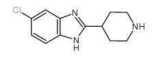 6-chloro-2-(piperidin-4-yl)-1h-benzo[d]imidazole Structure