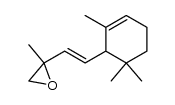 (RS)-(E)-2-methyl-4-(2',6',6'-trimethyl-2'-cyclohexenyl)-1,2-epoxy-3-butene Structure