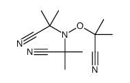 2-[2-cyanopropan-2-yl(2-cyanopropan-2-yloxy)amino]-2-methylpropanenitrile结构式