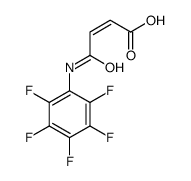 4-oxo-4-(2,3,4,5,6-pentafluoroanilino)but-2-enoic acid结构式