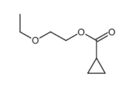 Cyclopropanecarboxylic acid, 2-ethoxyethyl ester (9CI)结构式