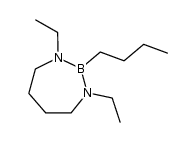 2-butyl-1,3-diethyl-[1,3,2]diazaborepane结构式
