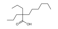 2,2-dipropyloctanoic acid Structure