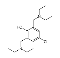 4-chloro-2,6-bis(diethylaminomethyl)phenol结构式