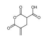 5-methylidene-2,6-dioxooxane-3-carboxylic acid结构式