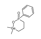 6,6-Dimethyl-2-phenyl-[1,2,6]oxaphosphagerminane 2-oxide结构式