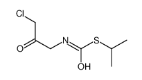 S-propan-2-yl N-(3-chloro-2-oxopropyl)carbamothioate Structure