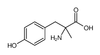 α-甲基-D,L-酪氨酸结构式