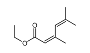 ethyl 3,5-dimethylhexa-2,4-dienoate结构式