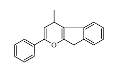 4-methyl-2-phenyl-4,9-dihydroindeno[2,1-b]pyran Structure