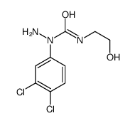 1-amino-1-(3,4-dichlorophenyl)-3-(2-hydroxyethyl)urea结构式