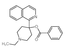 (1-ethyl-4-isoquinolin-1-yl-4-piperidyl) benzoate Structure