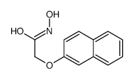 N-hydroxy-2-naphthalen-2-yloxyacetamide结构式