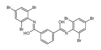 1-N,3-N-bis(2,4,6-tribromophenyl)benzene-1,3-dicarboxamide Structure