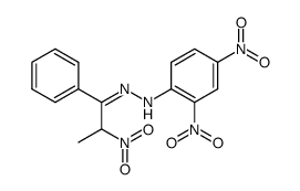 2-nitro-1-phenyl-propan-1-one-(2,4-dinitro-phenylhydrazone) Structure