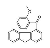 9H-fluoren-4-yl-(2-methoxyphenyl)methanone结构式